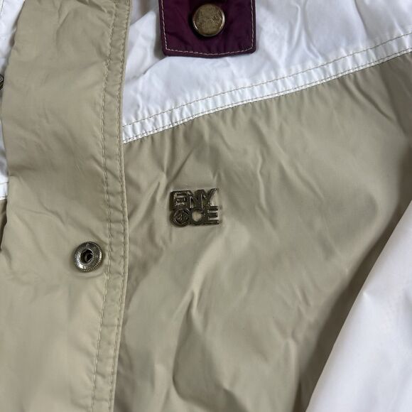 VTG Y2K Enyce Full Zip Windbreaker Nylon Jacket Mens Size Medium Color Block - Picture 3 of 9